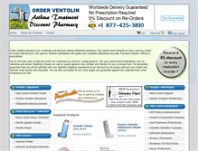 Tablet Screenshot of order-ventolin-albuterol.com